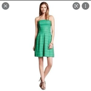 🤍 Banana Republic Tweed Green Dress